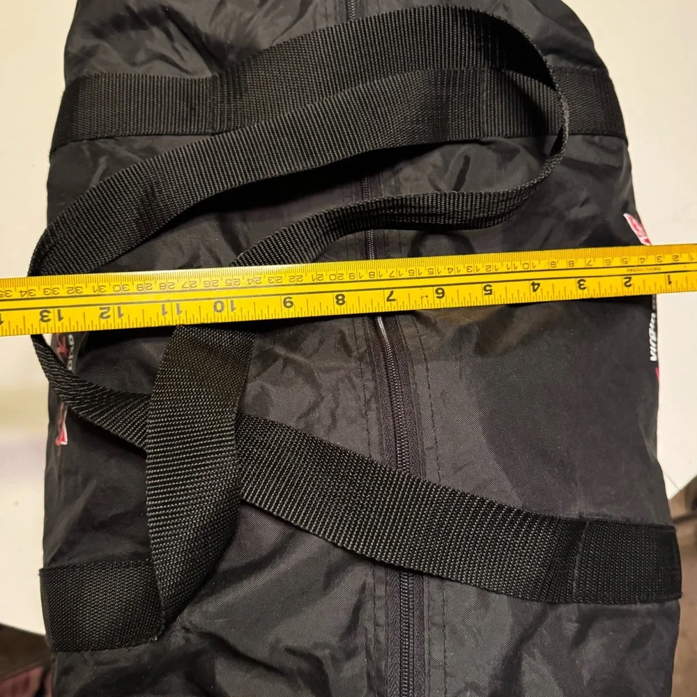 Virgin Atlantic Records Promo Black Lightweight Duffel Bag Weekender Overnighter